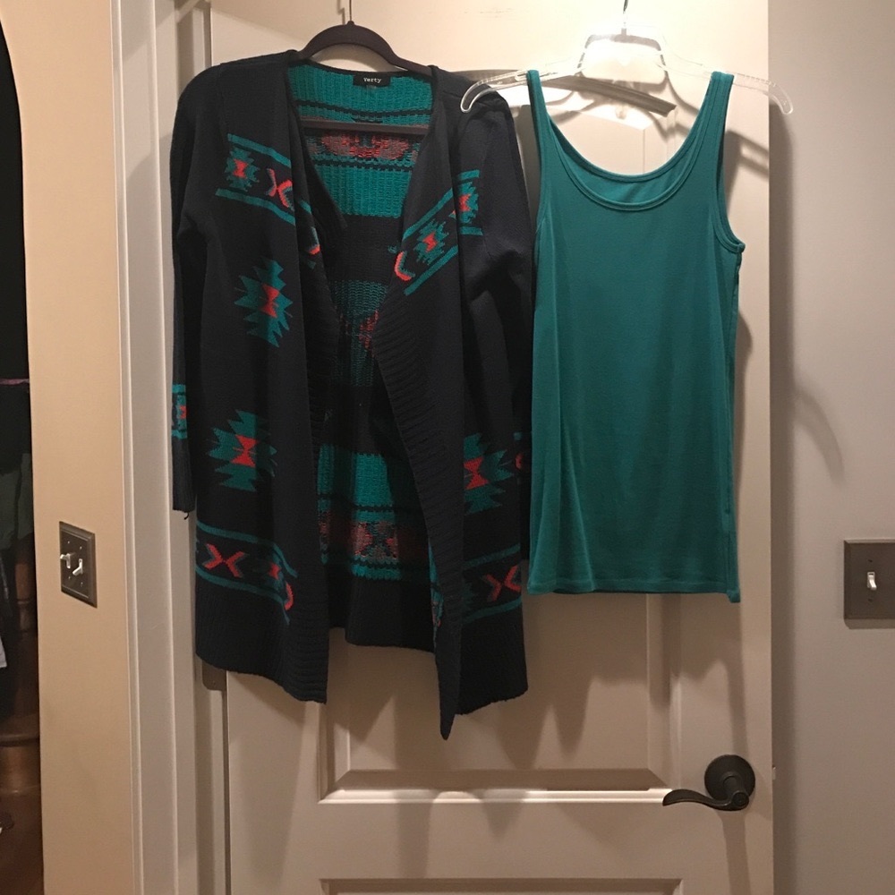 Cardigan/Tank set